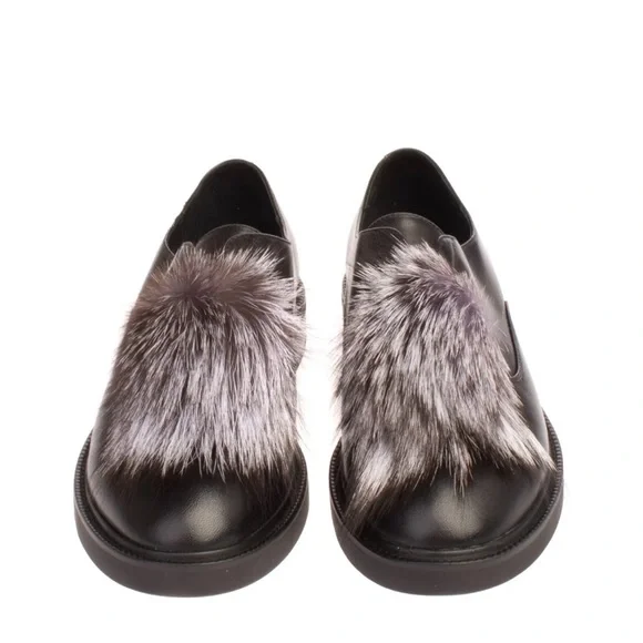 Emanuelle Vee Leather Loafter Shoes 37/7 - Picture 9 of 11